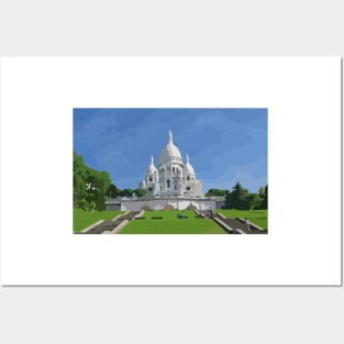 Sacre Coeur Painting Posters and Art